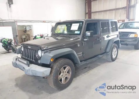 2016 Jeep Wrangler Unlimited Sport z USA, uszkodzony, nr VIN 1C4BJWDG9GL219807